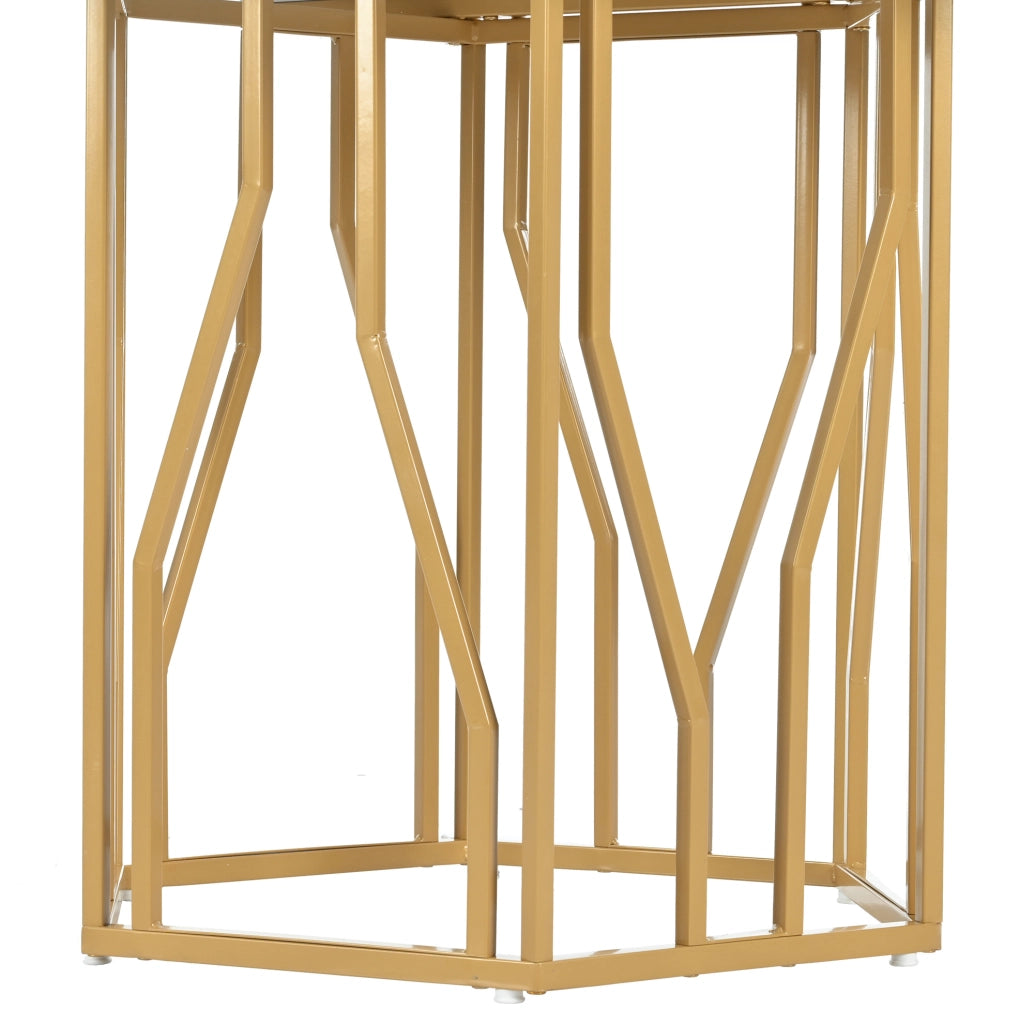 Set tavolo da pranzo e 4 sedie, design marmo e oro