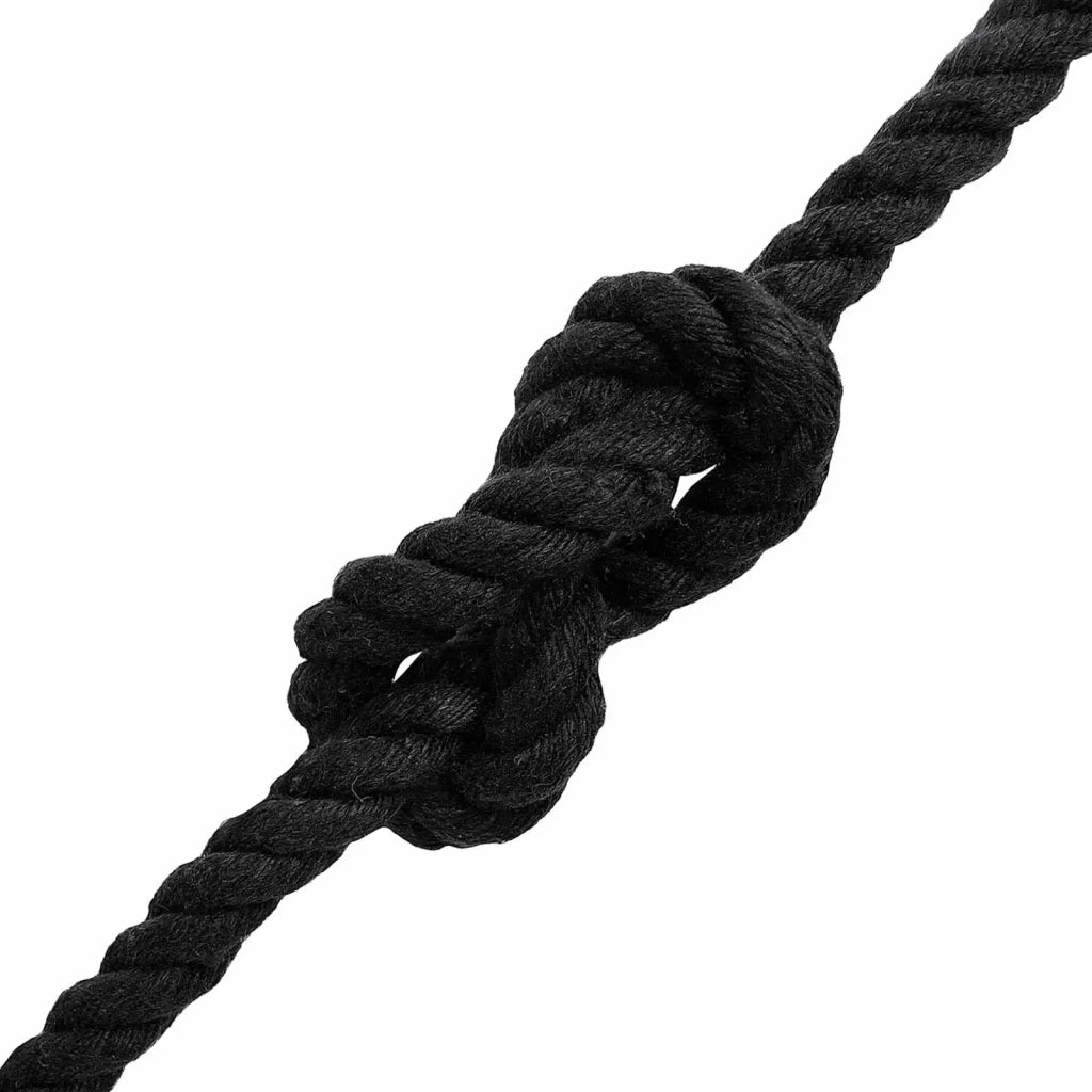 Corda di Cotone 10 mm 25 m Nero 100% Cotone 42011809
