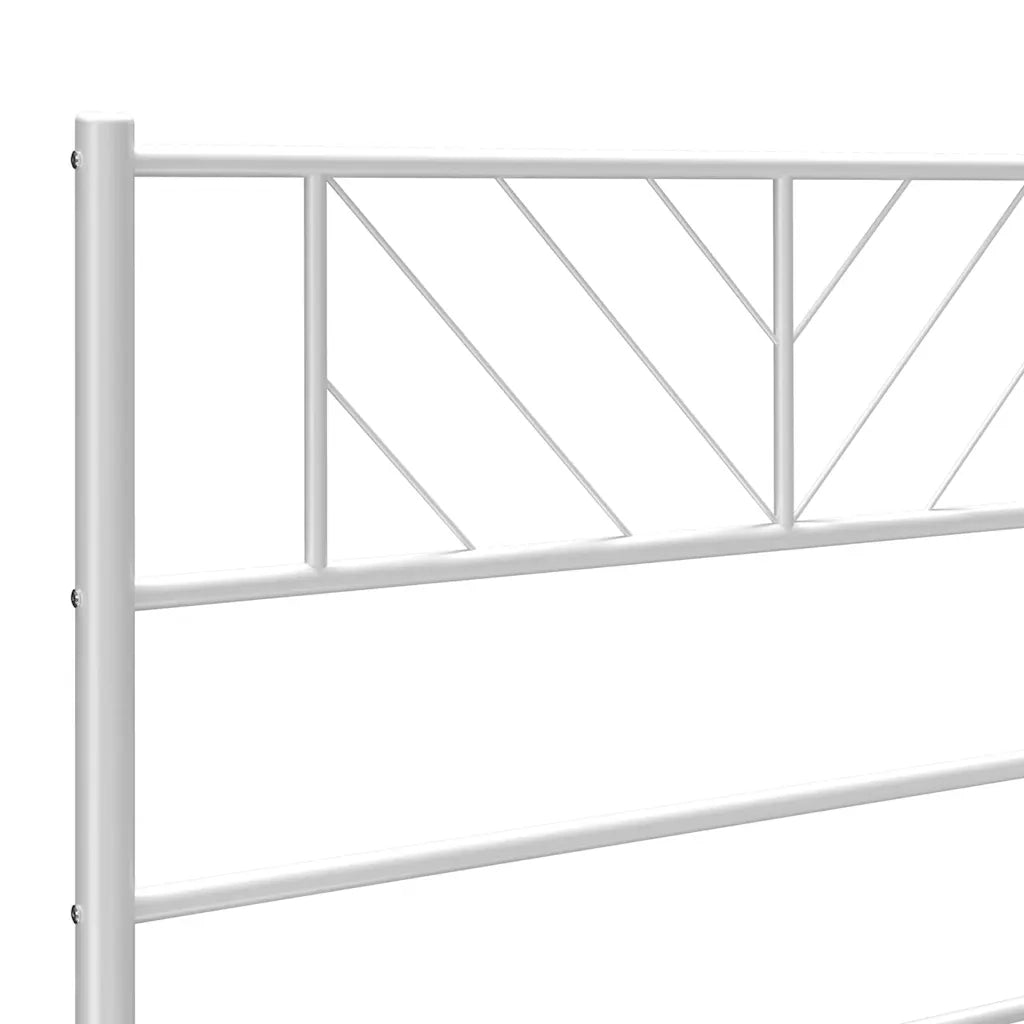 Testiera di Ricambio in Metallo Bianco 180 cm 372264