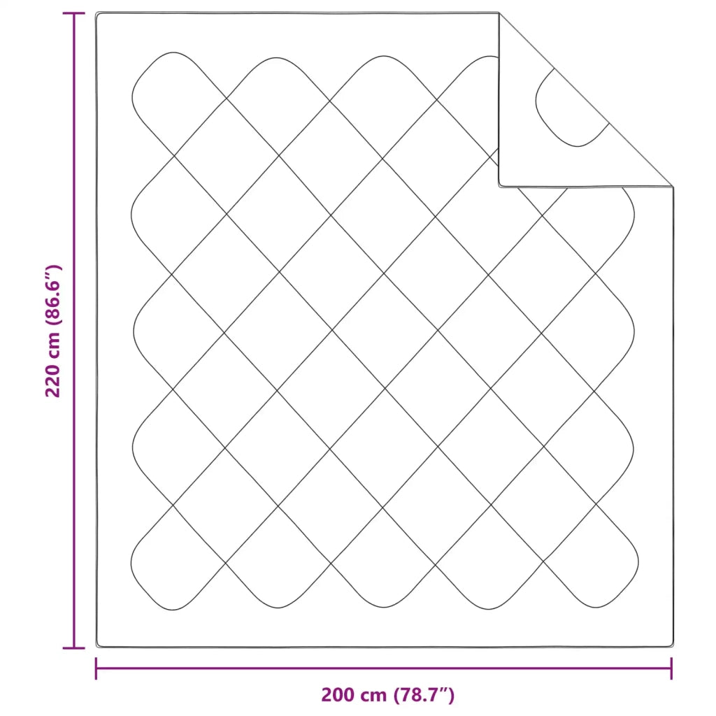 Piumone con cuscino 3 pcs Bianco Microfibra 3377526