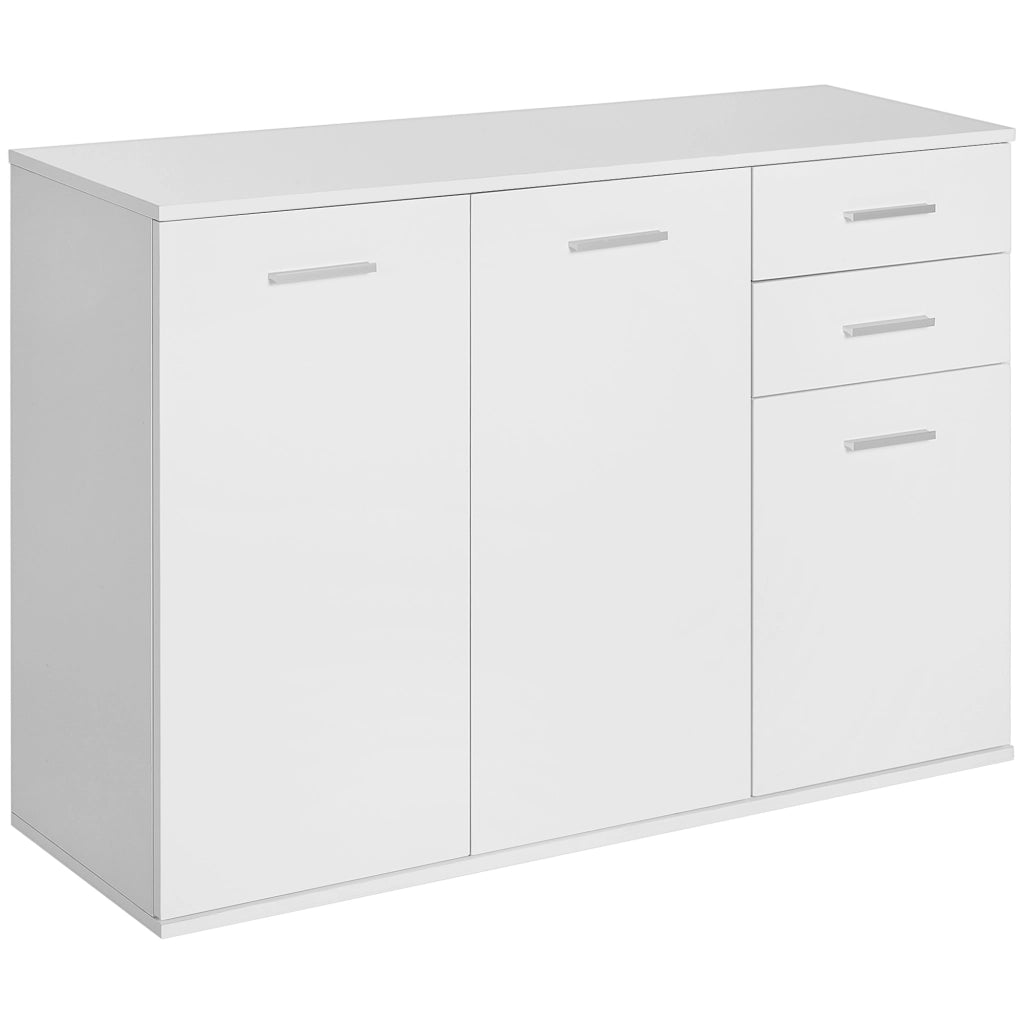 Mobile Cucina con Ante e Cassetti ¨C zephmum ¨C Bianco Lucido 106x35x76