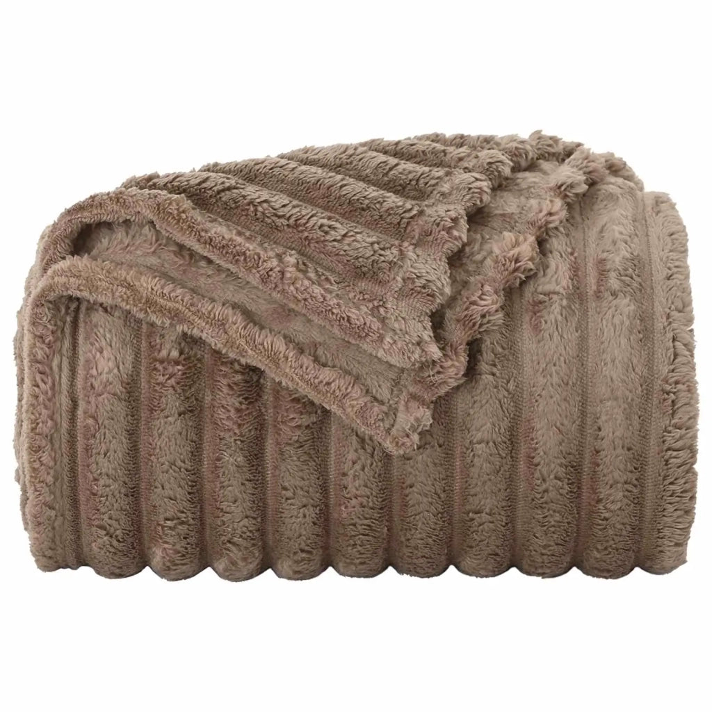 Coperta Cammello 150 x 130 cm Panno 42016825