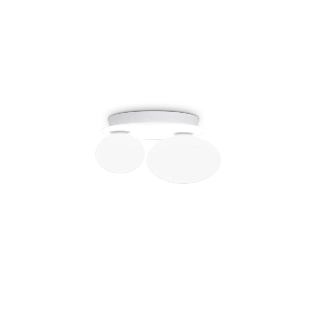Plafoniera Collezione NINFEA 2 G9 Dimmerabile Finitura Bianco Ideal Lux