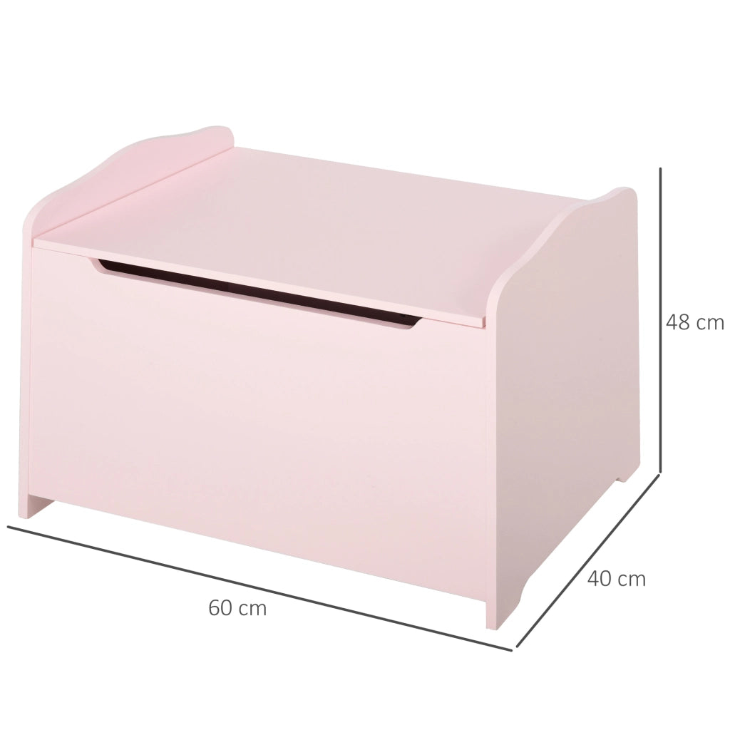 Cassa per giocattoli bambini ¨C Minimal ¨C rosa 60x40x48 cm MDF