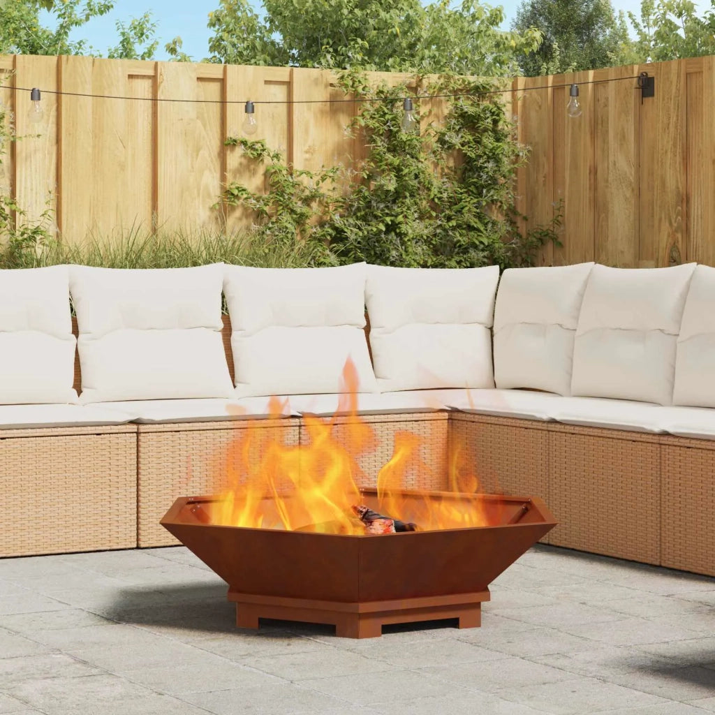 Braciere Ruggine 100 x 100 x 28 cm 858999