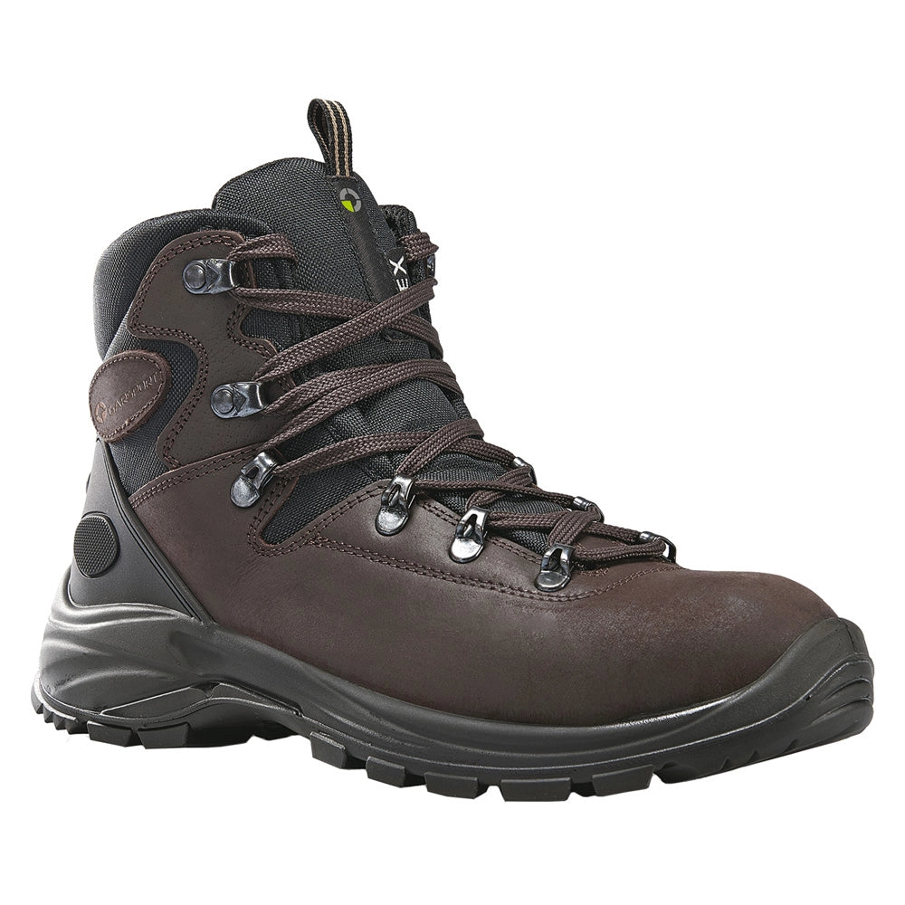 1coppia scarpe per trekking alte 'falcade tex' n. 43 - marrone cod:ferx.1061223nlm