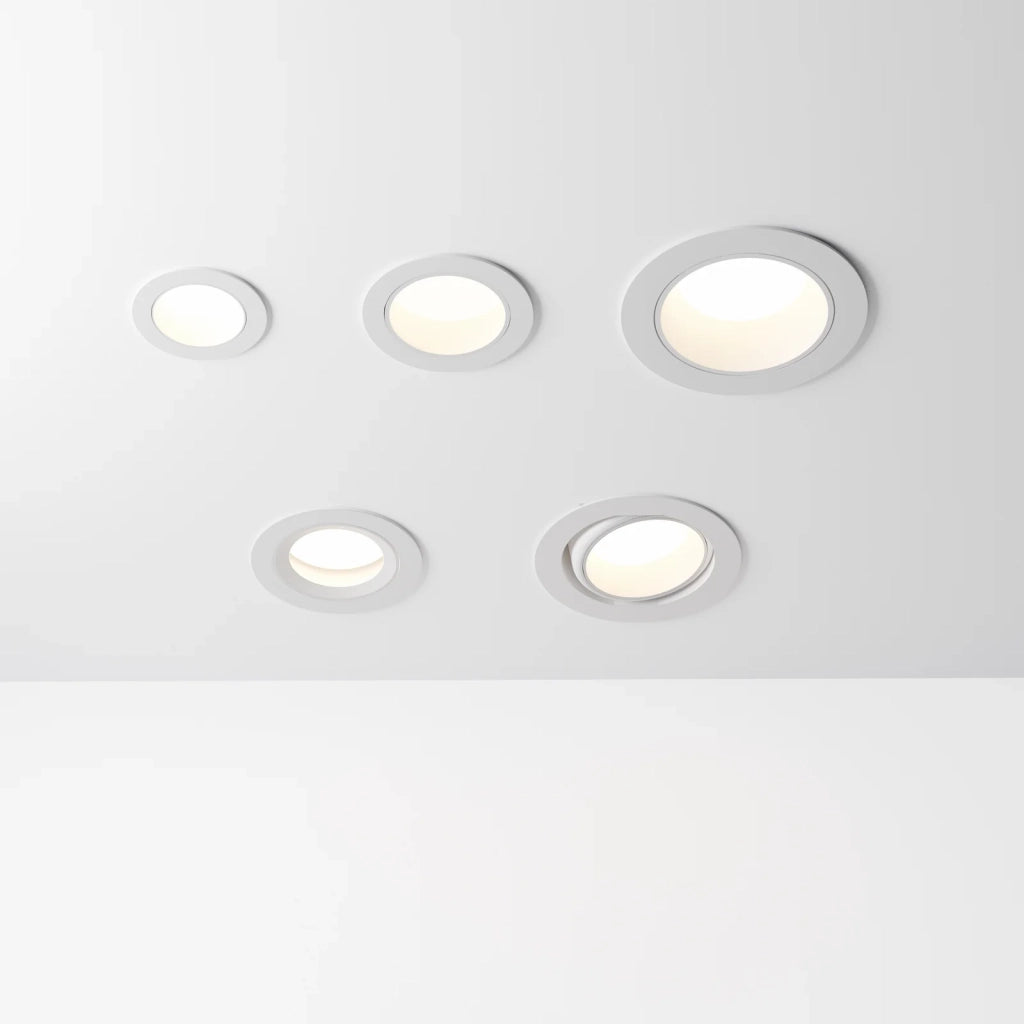 Faretto Quark LED 3W Luce Calda 3000K Finitura Nero Ideal Lux