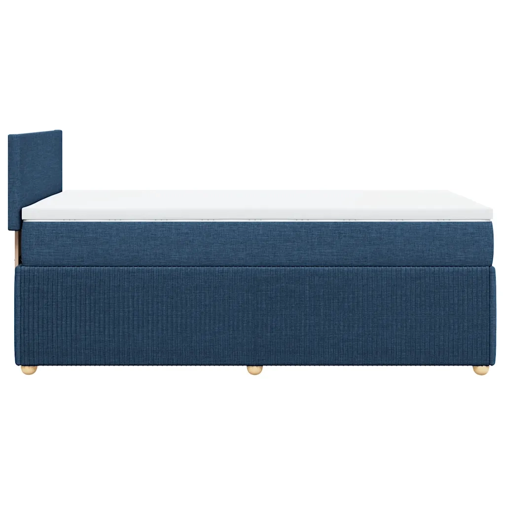 Giroletto a Molle con Materasso Blu 90x190 cm in Tessuto 3287310