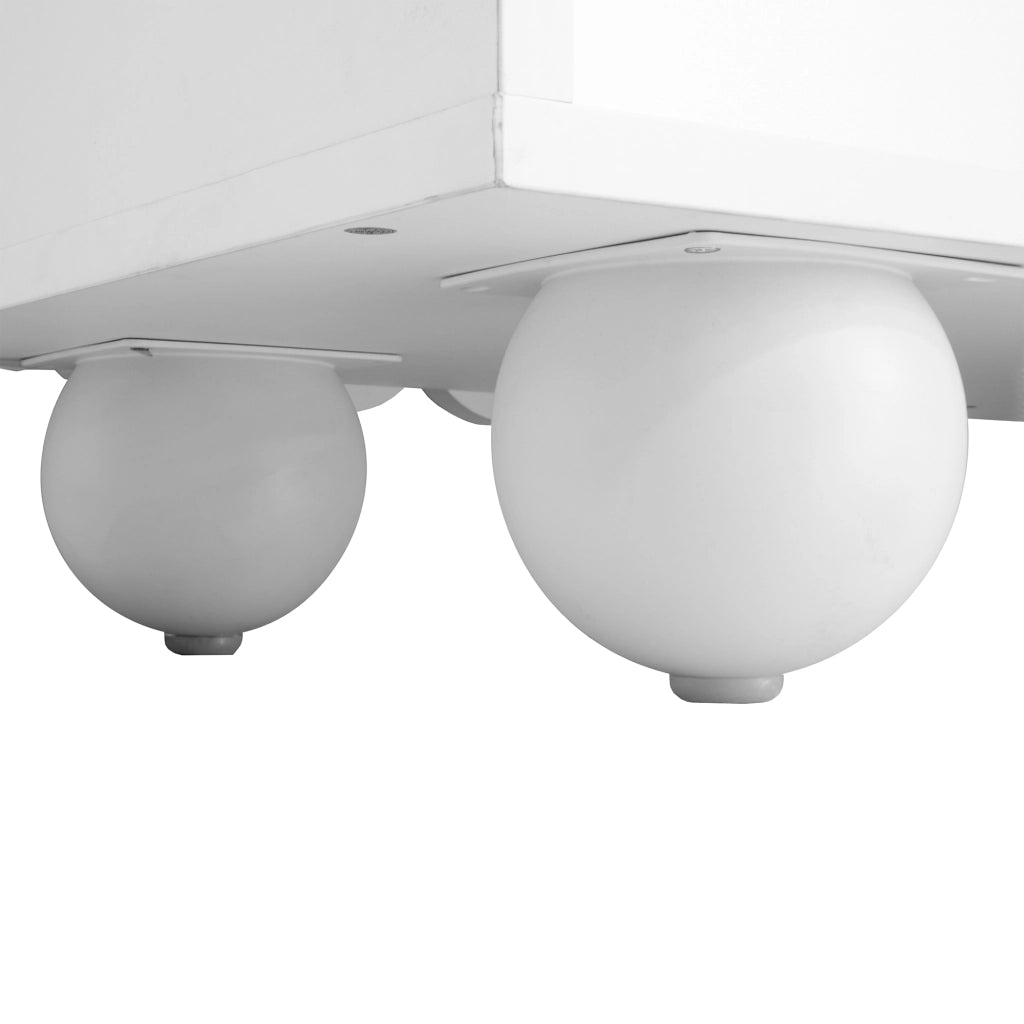 Mobile porta tv 175 cm bianco con ante e cassetti