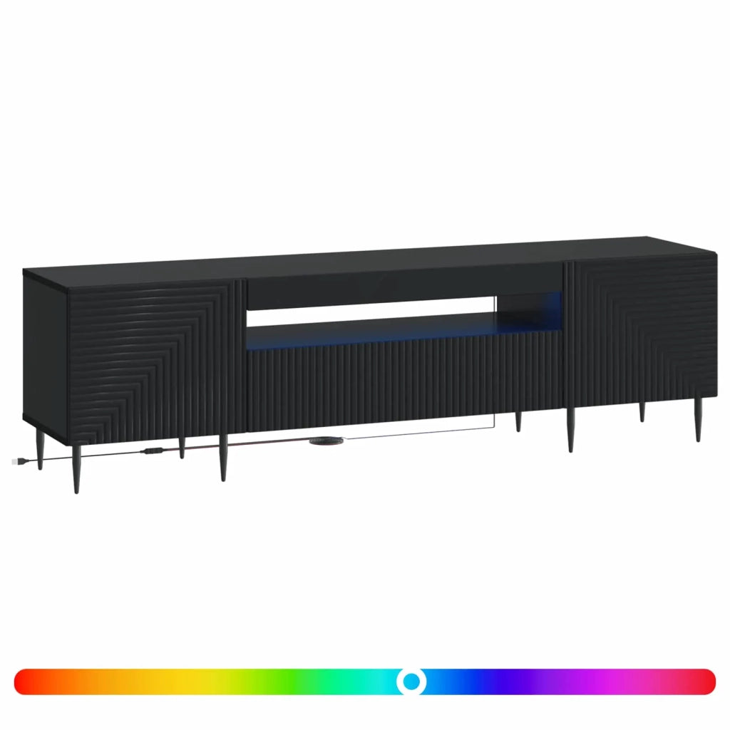 Mobile TV LED HAARLEM 153 x 35 x 43 cm Nero 896906