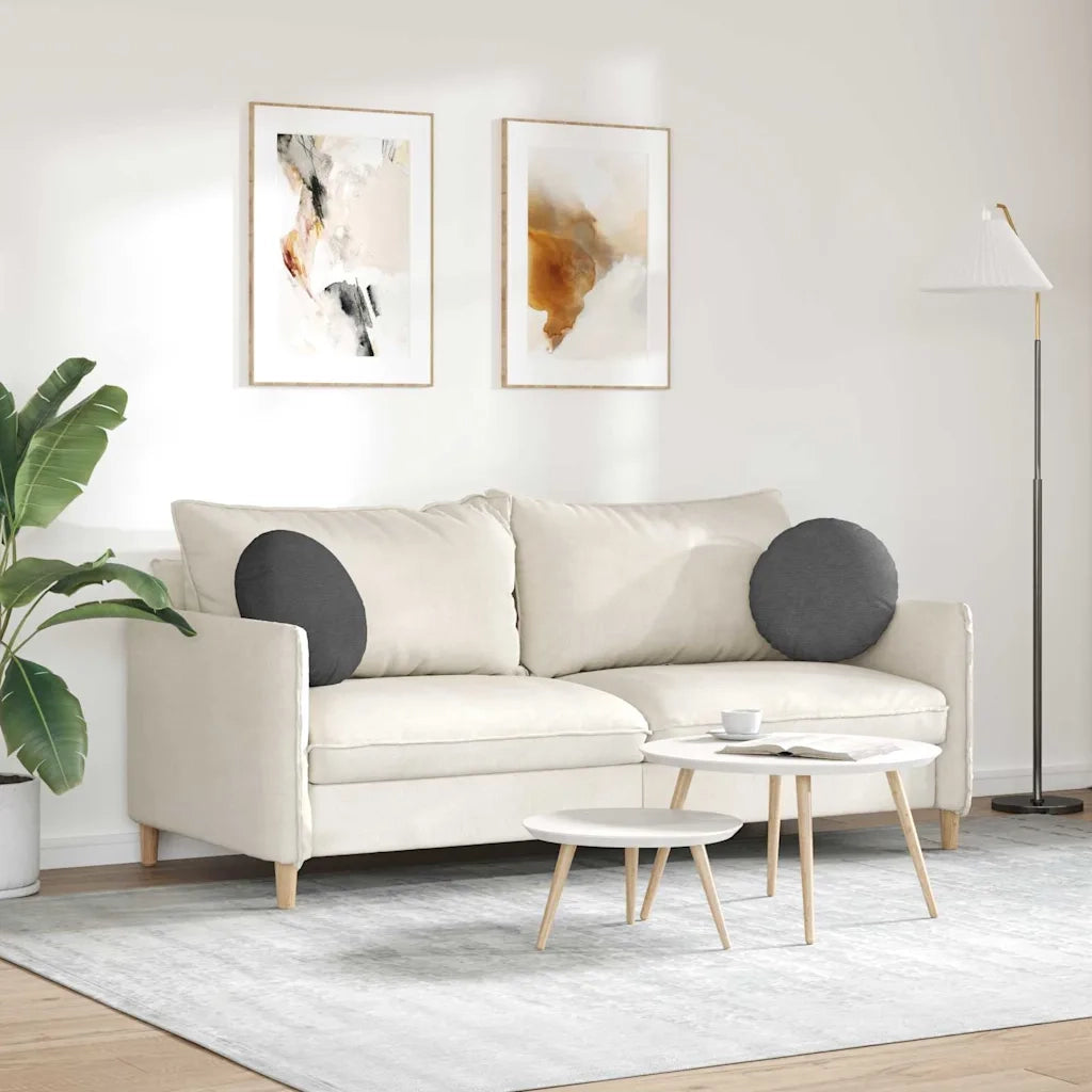 Cuscini per Seduta 2 pz | Cuscini per sedie Grigio scuro ? 40 cm Tessuto in Cords