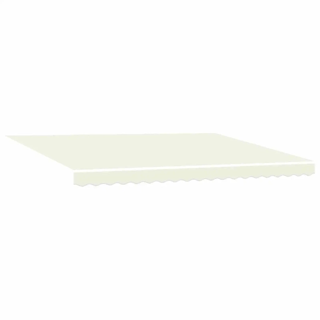 Cornice per Tenda Manuale con LED Crema e Bianco 4 × 3 m 3420611