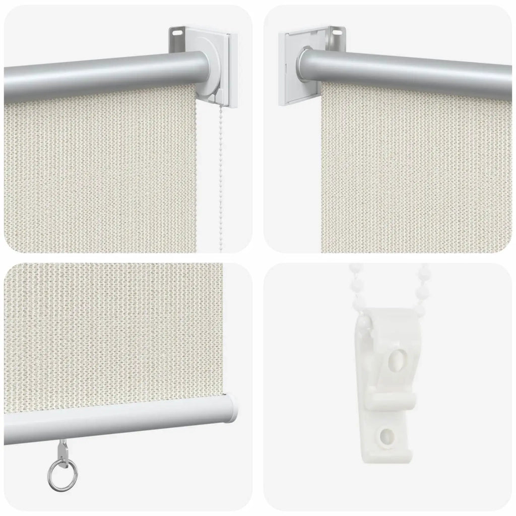 Tenda a Rullo per Esterni 185(L)x140(A) cm Crema 43442