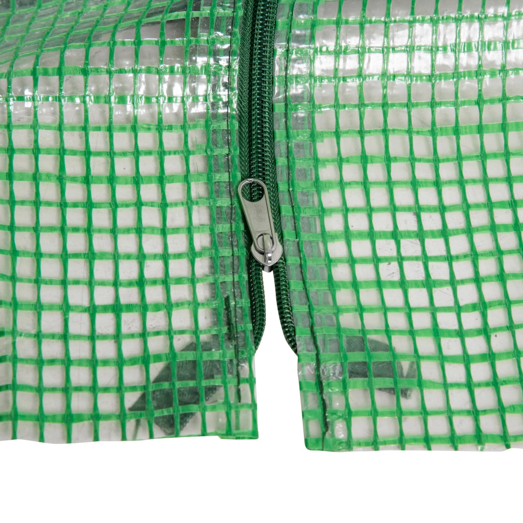 SERRA 180x90x90 cm in acciaio e PE verde