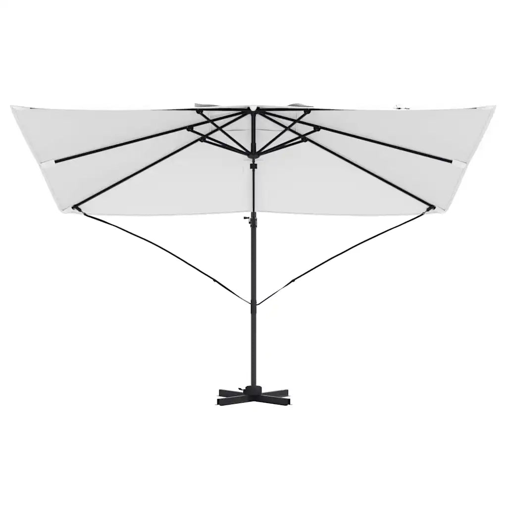 Ombrellone Sabbia 351 x 250 x 260 cm Poliestere e Alluminio 42003343
