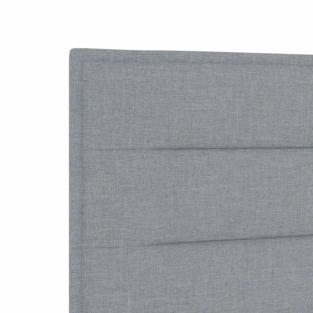 Letto box spring con materasso Grigio Chiaro 200 x 200 cm 3451538