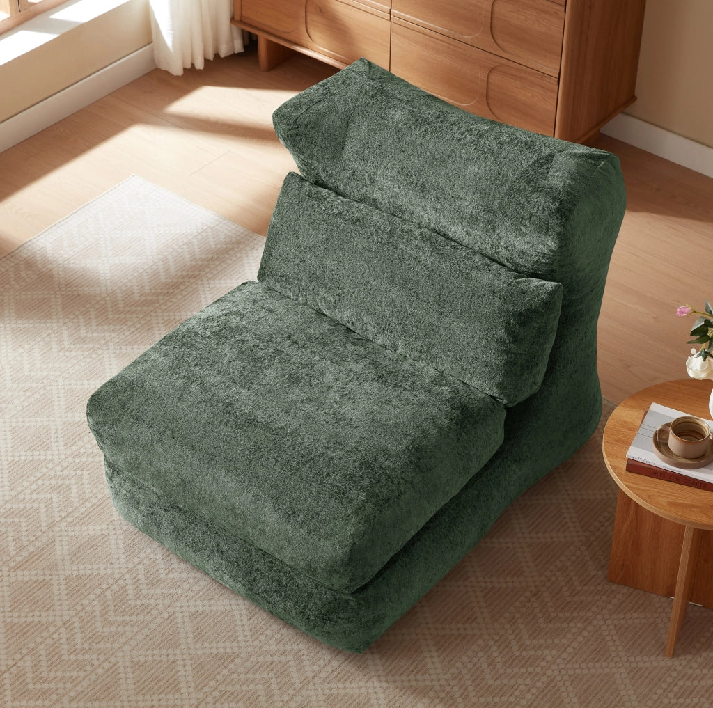 DIVANO Singolo Design Unico Verde in schiuma
