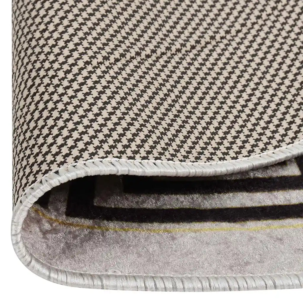 Tappeto Lavabile φ120 cm Beige Chiaro 337951