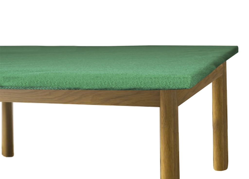 Copritavolo Sotto Tovaglia Verde Panno Carte Poker Tappeto Giochi Da Tavolo - diam. 135cm - Poker