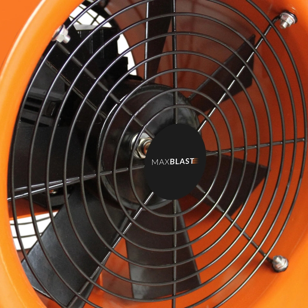 Ventilatore Estrattore Aria Industriale con Tubo Dotto Aspira Polveri e Fumo o Soffia Aria Pulita Ventola Reversibile - 300mm - Dotto 6m