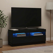 Mobile TV LED Nero Legno ingegnerizzato 897426