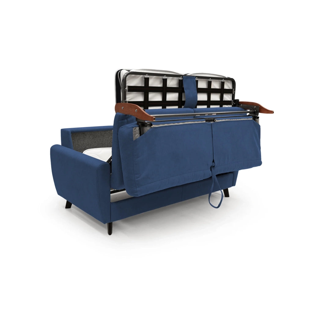 Callisto Divano letto matrimoniale 168 cm blu