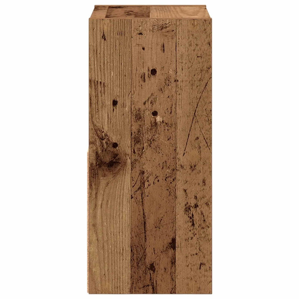 Comodino | Armadio da Notte | Mobiletto da notte Legno vecchio 25,5 x 22 x 49,5 cm Legno multistrato