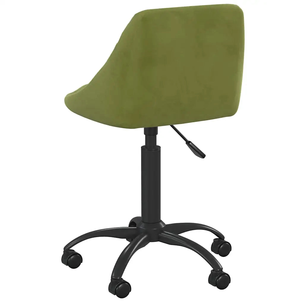 Sedia da Ufficio Verde Chiaro in Velluto 3088848