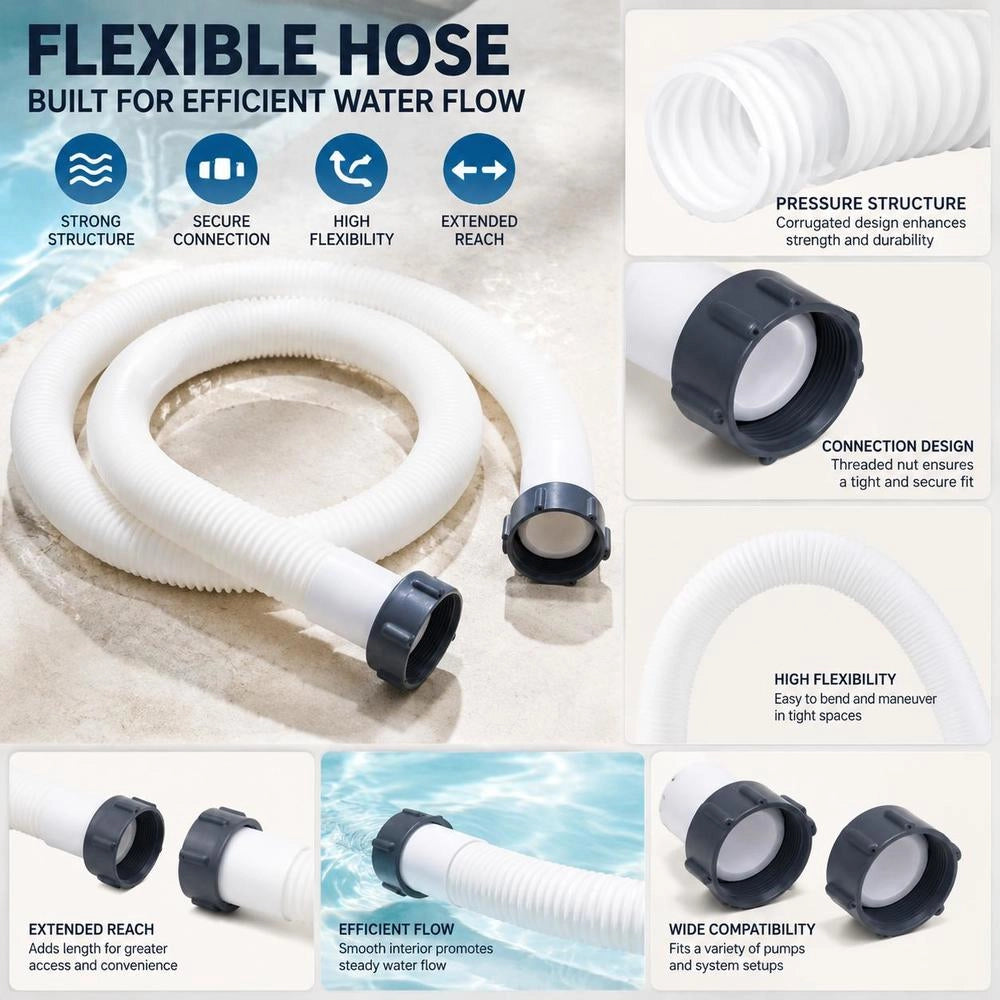 Pool Hose 38 Mm 180 Cm