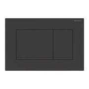 Placca di comando Geberit Sigma30 nero opaco con inserto nero lucido