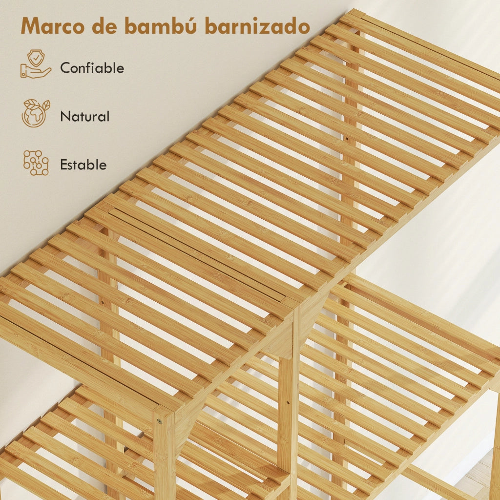 Scaffale Bagno Bamb¨´ ¨C Xylo ¨C Ripiani Regolabili Naturale