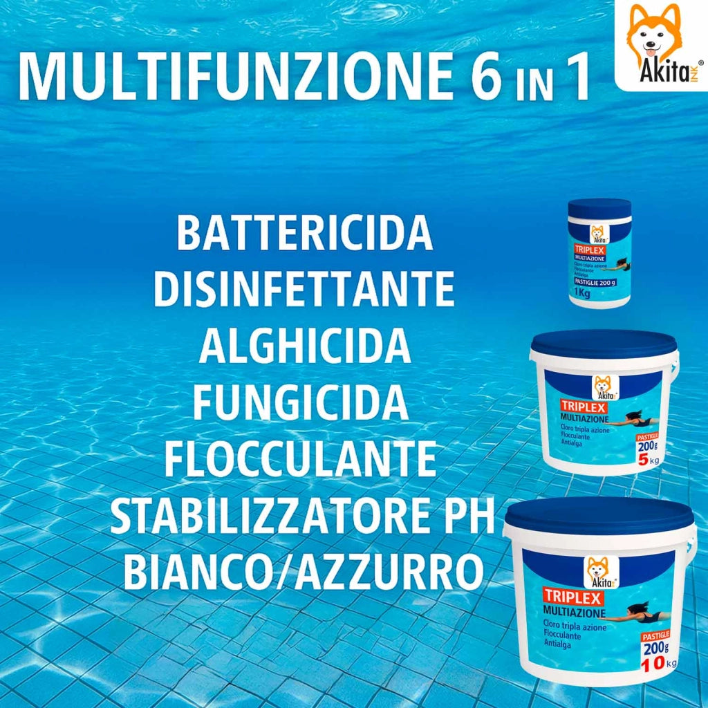 Marten Triplex multiazione Pastiglie Cloro 5 kg