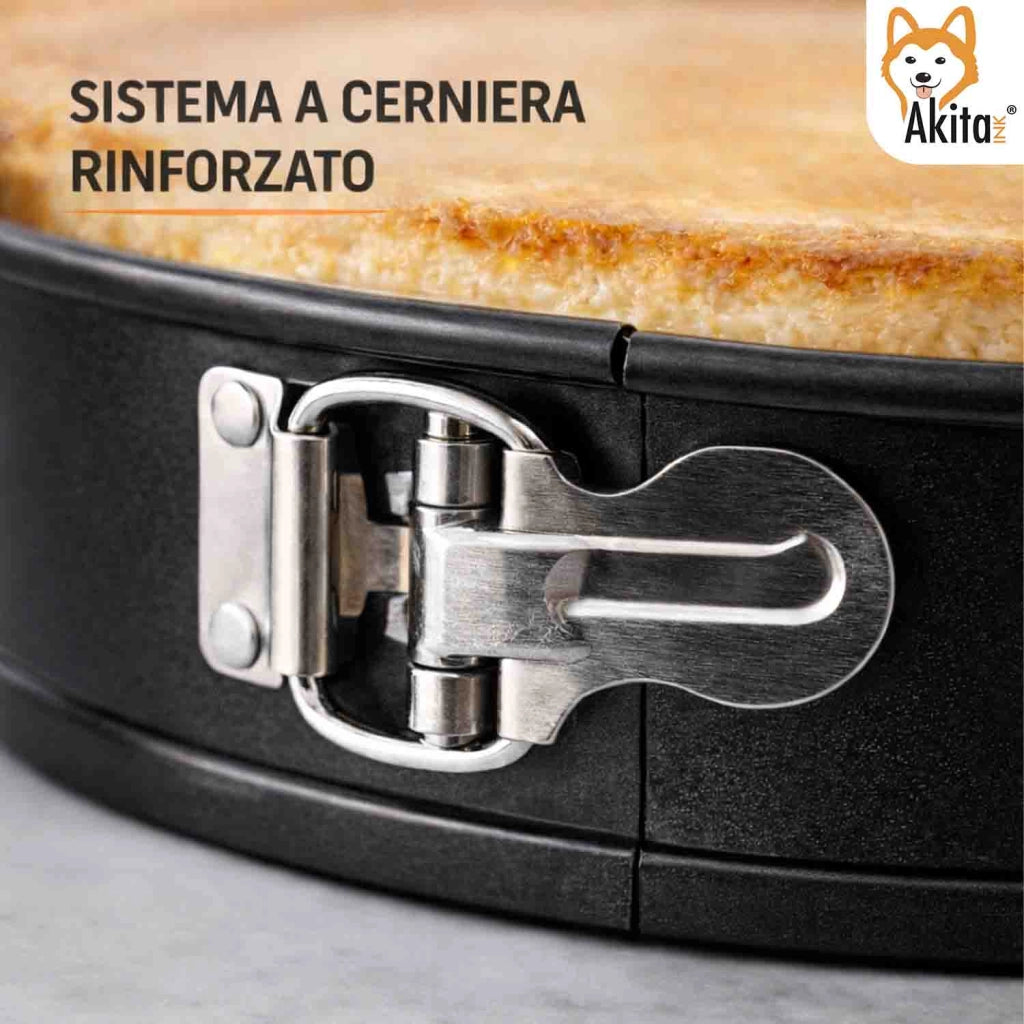 Akitaink Stampo Torta a Cerniera 24 cm Antiaderente