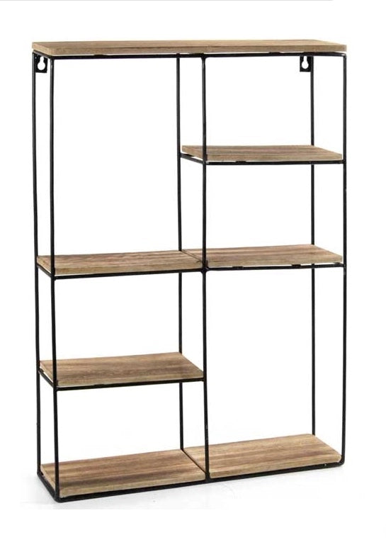 BACHECA FORMA RETTANGOLARE CON 4 RIPIANI 41X10X56 CM