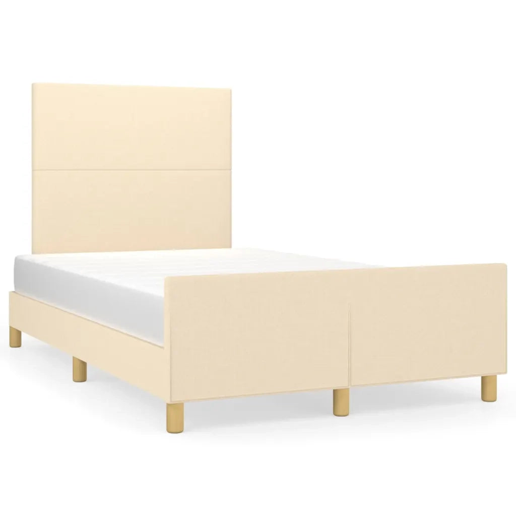 Giroletto senza Materasso Crema 120x200 cm Tessuto 3124884