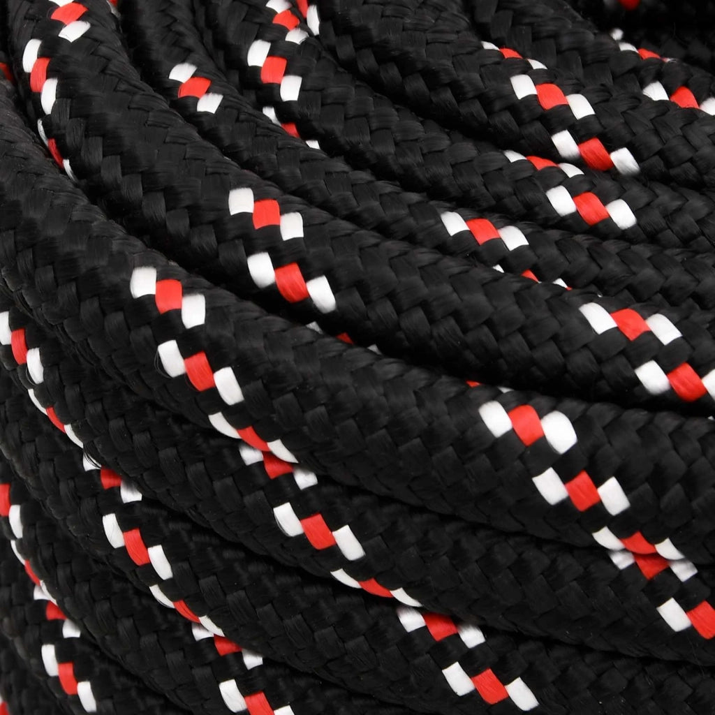 Corda multiuso 20 mm 25 m Nero e Rosso PP 3473083