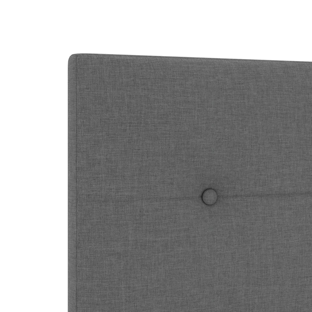 Struttura del letto Grigio scuro 100 x 200 cm Tessuto 3344705