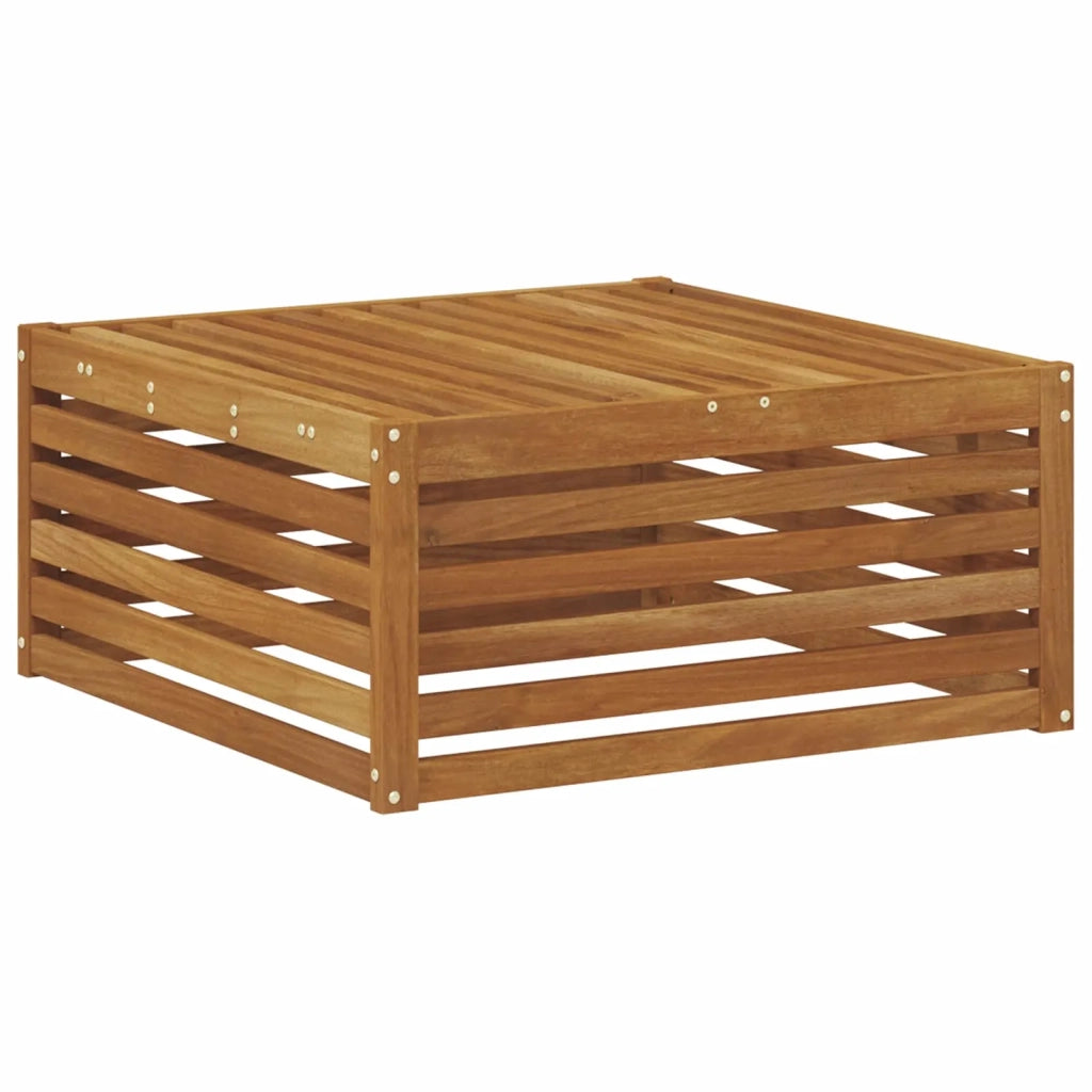 Set di divani da esterno 6 pz Naturale Legno di Acacia Massello 3373324