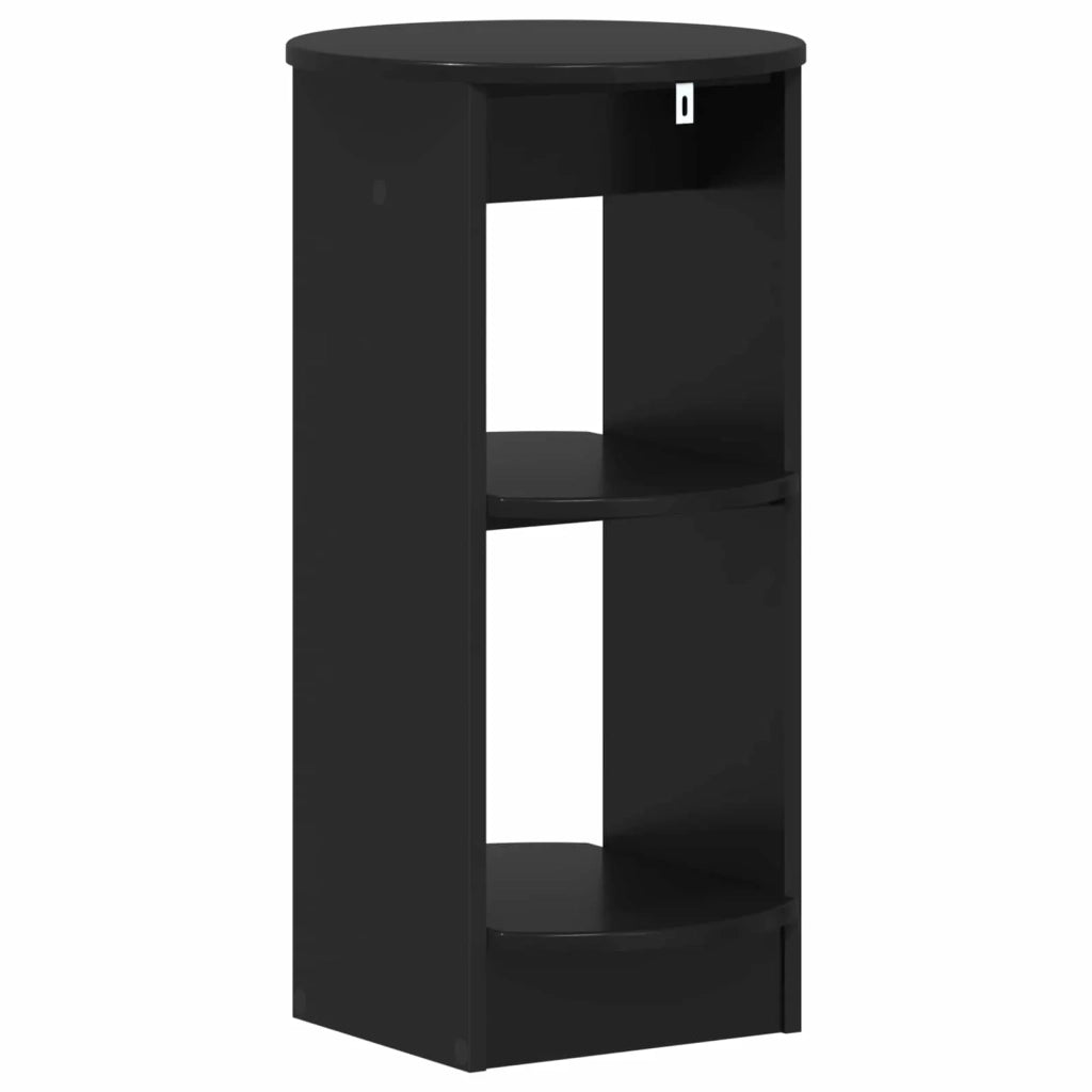 Mobile laterale Nero Legno ingegnerizzato 899835