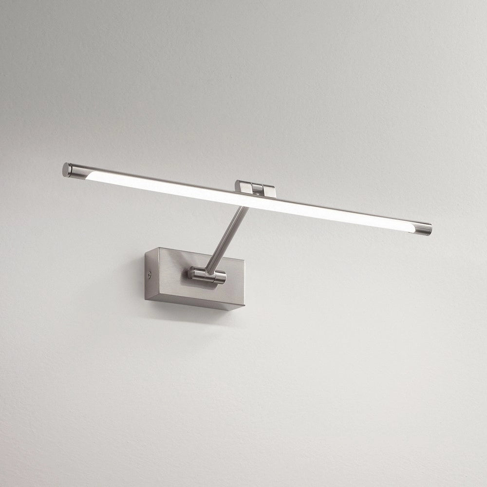 Lampada a Parete GAP442N Gealuce in Metallo Cromo, LED 8W 4000K, Luce Indiretta, Diffusore Sintetico, IP20, Design Moderno - Gealuce