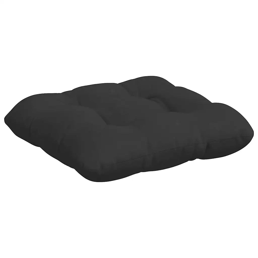 Cuscini per Seduta 4 pz | Cuscini per sedie Nero 40 x 40 cm Tessuto in Microfibra
