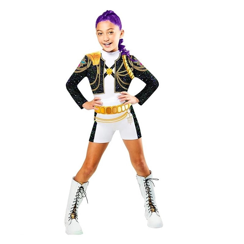 Vestito Rumi Originale  K-Pop Demon Hunters  Rumi Golden Child Costume, Kids Fancy Dress 7- 8 anni