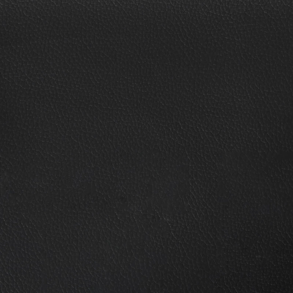 Letto matrimoniale | Letto per adulti | Struttura del letto con testiera Nero 120 x 200 cm Similpelle