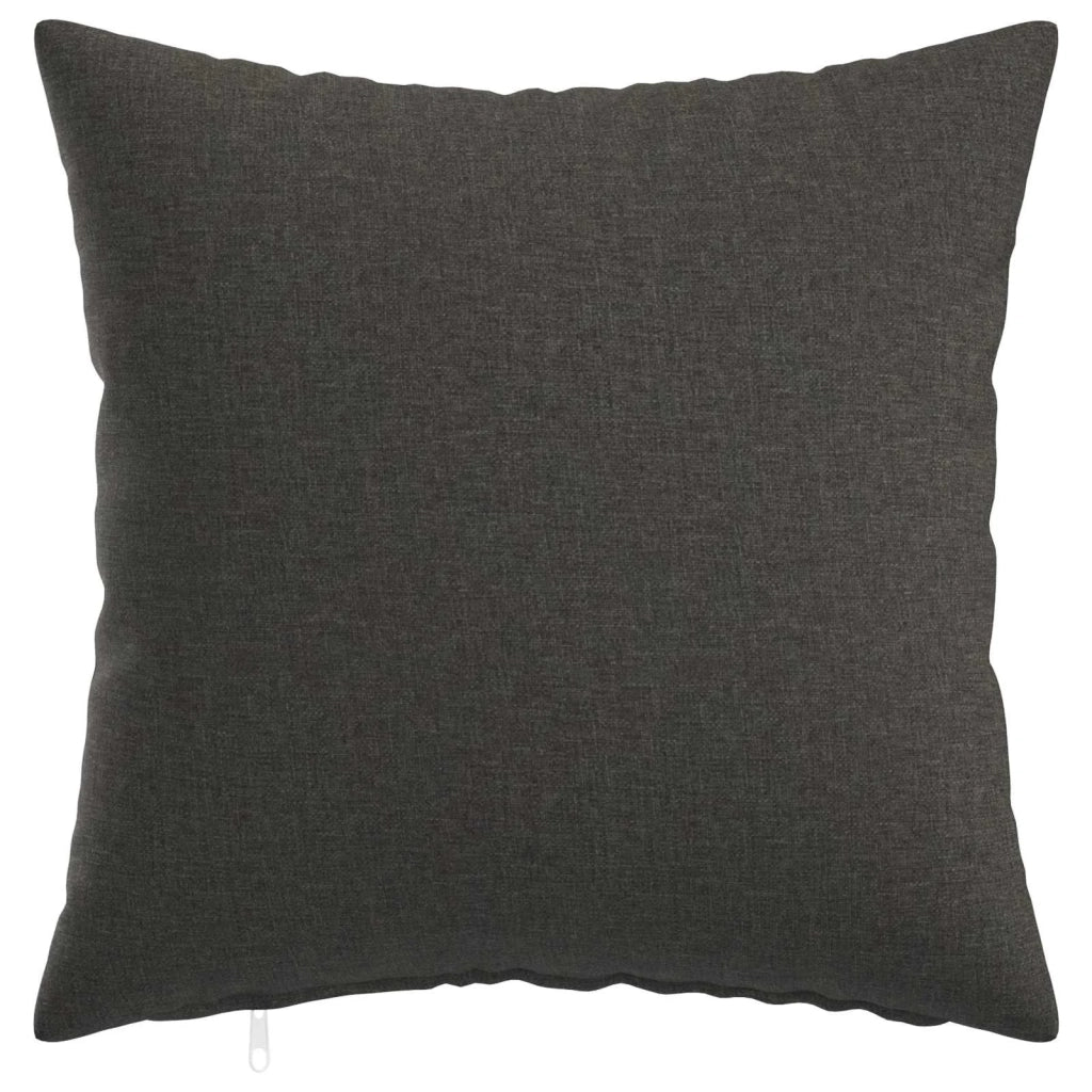 Federa 2 pz HEERLEN Grigio Scuro 35 x 35 cm Tessuto 907983