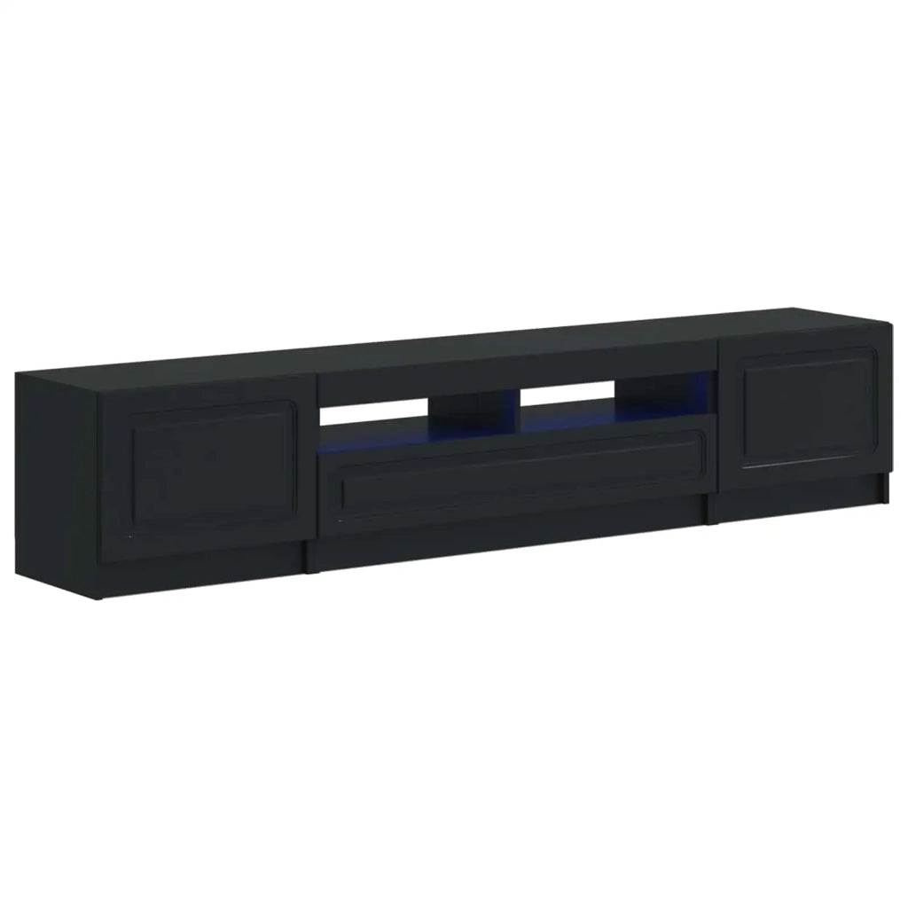 Mobile TV LED UTRECHT 3 pz Nero Legno ingegnerizzato 3416999