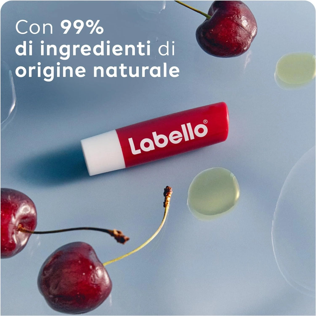 LABELLO BALSAMO LABBRA COLORATO ALLA CILIEGIA H 24 STICK 4,8 GR CHERRY SHINE
