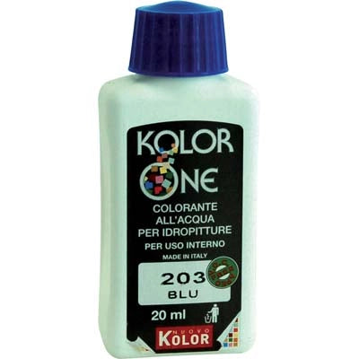 COLORANTE ACQUA KOLORONE - 203 BLU ML 20- 12 pezzi