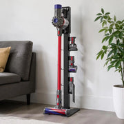 Vacuum Cleaner Stand, Compatible With Dyson V6 V7 V8 V10 V11 V15, Stable Vacuum Cleaner Stand Holder With 6 Hooks For Dyson DC30 DC31 DC34 DC35 DC58 DC59 DC62 D74 Cordless Vacuum Cleaners And Accessories