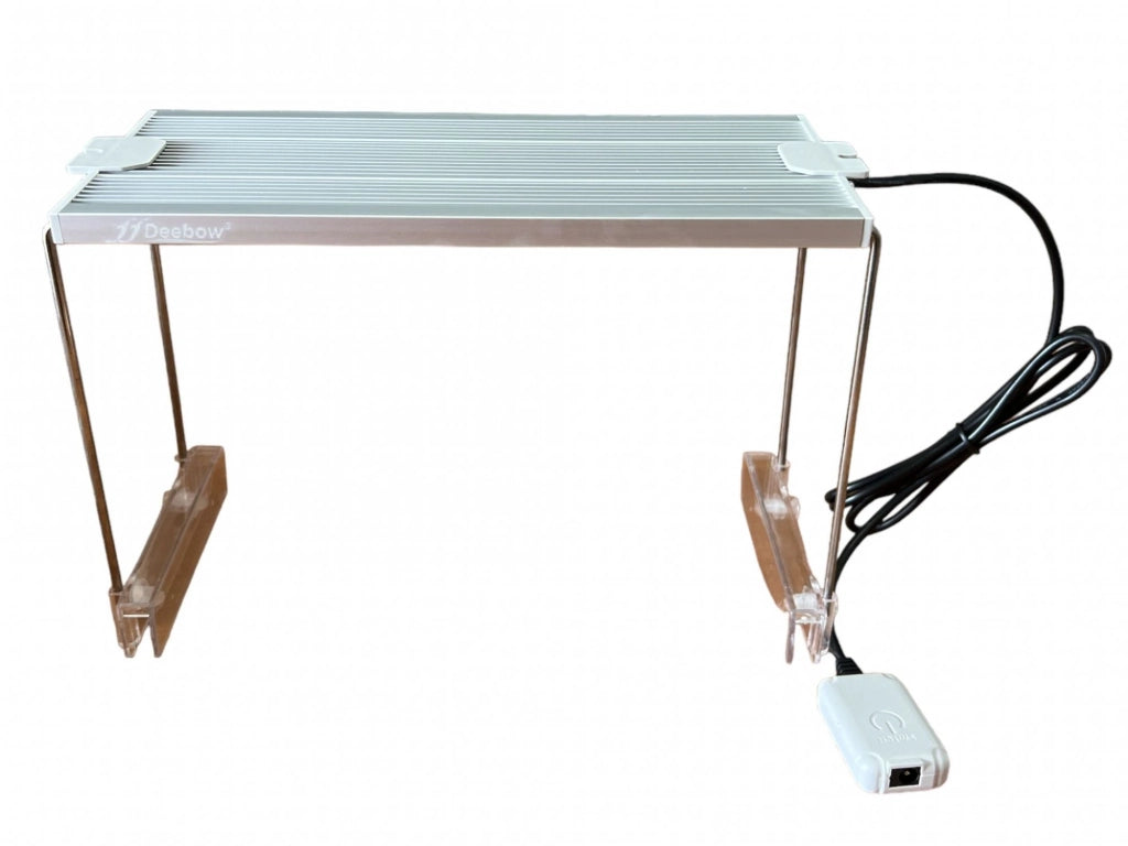 Plaffoniera Led Lampada per acquario con supporto 40-52cm/16-20in Dee-45