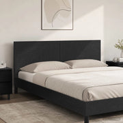 Testiera da Muro HAARLEM Nero Legno ingegnerizzato 896936